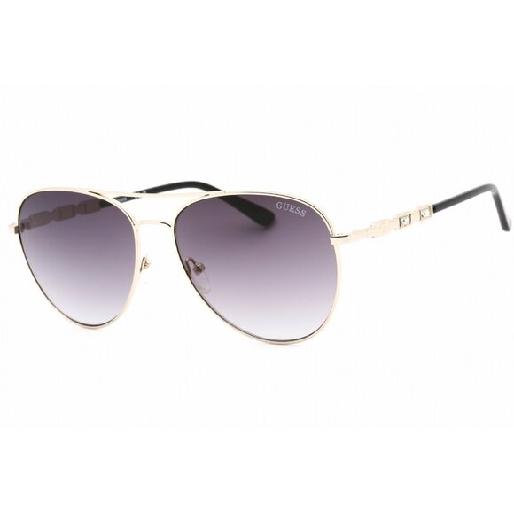 GUESS FACTORY GF6143-32B-59 Sunglasses Size 59mm 140mm 16mm gold Women NEW